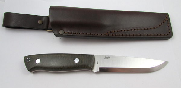 BRISA TRAPPER 115 ELMAX SC KNIV GREEN MICARTA