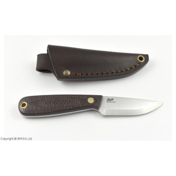 BRISA NECKER 70 SC KNIV LEATHER BISON MICARTA